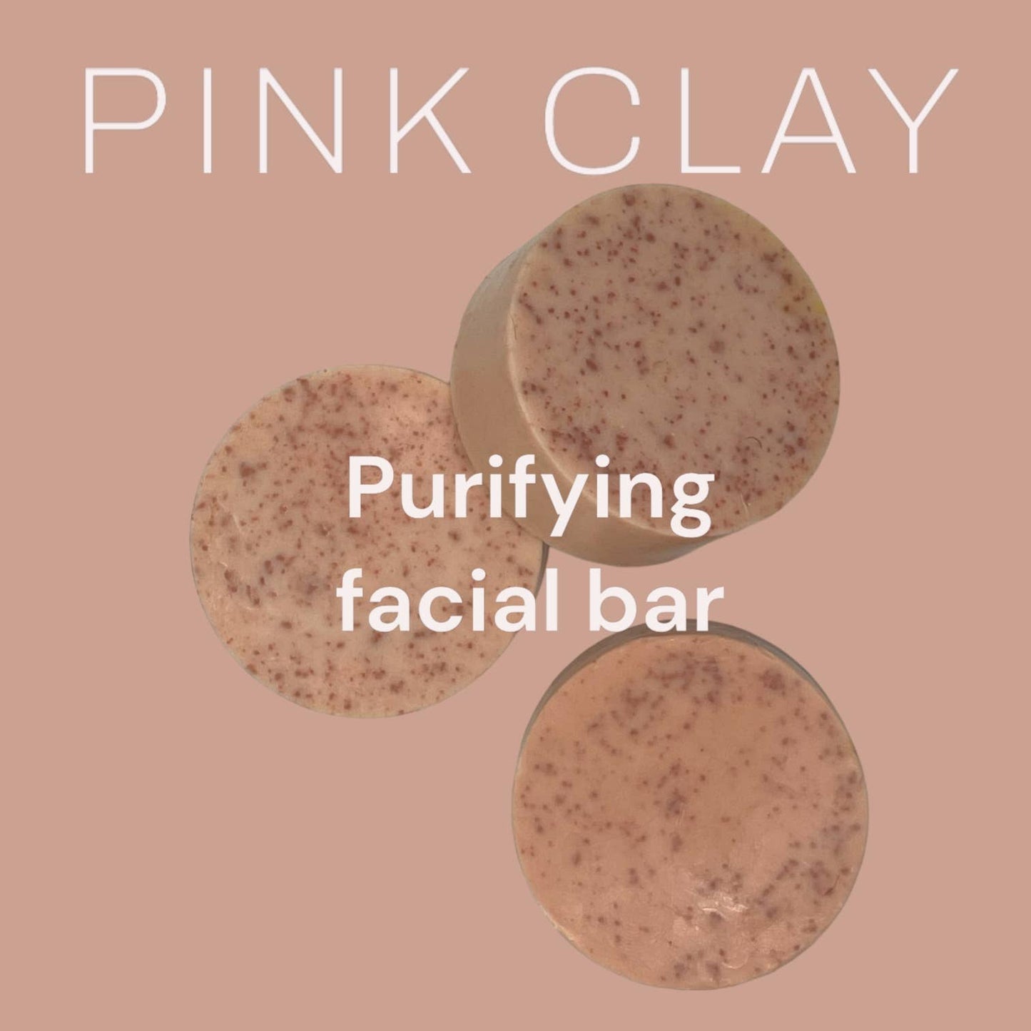 Pink Clay Facial Cleansing Bar Bulk Apothacary - Spa Noir