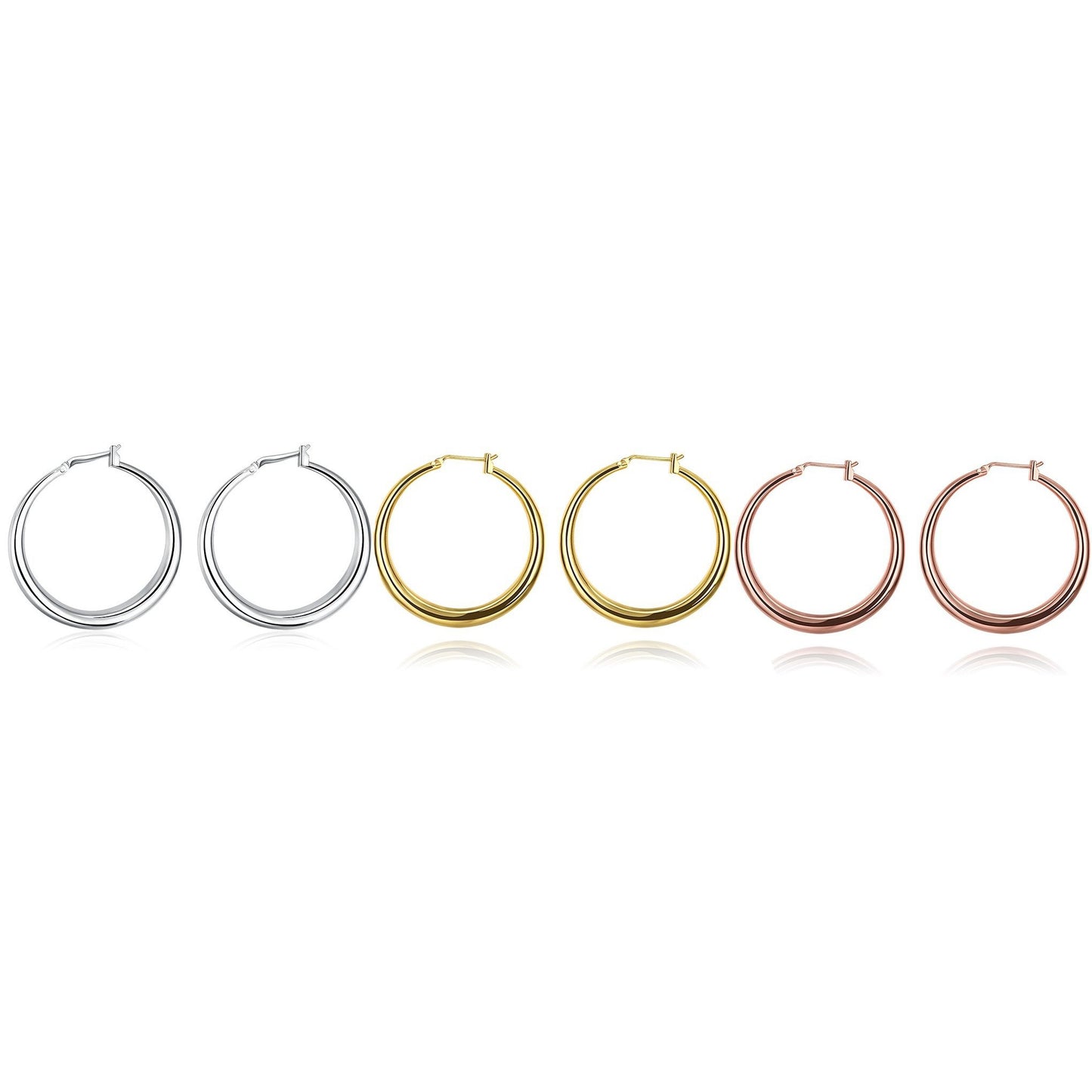 The Weekender Hoop Earrings - spa-noir
