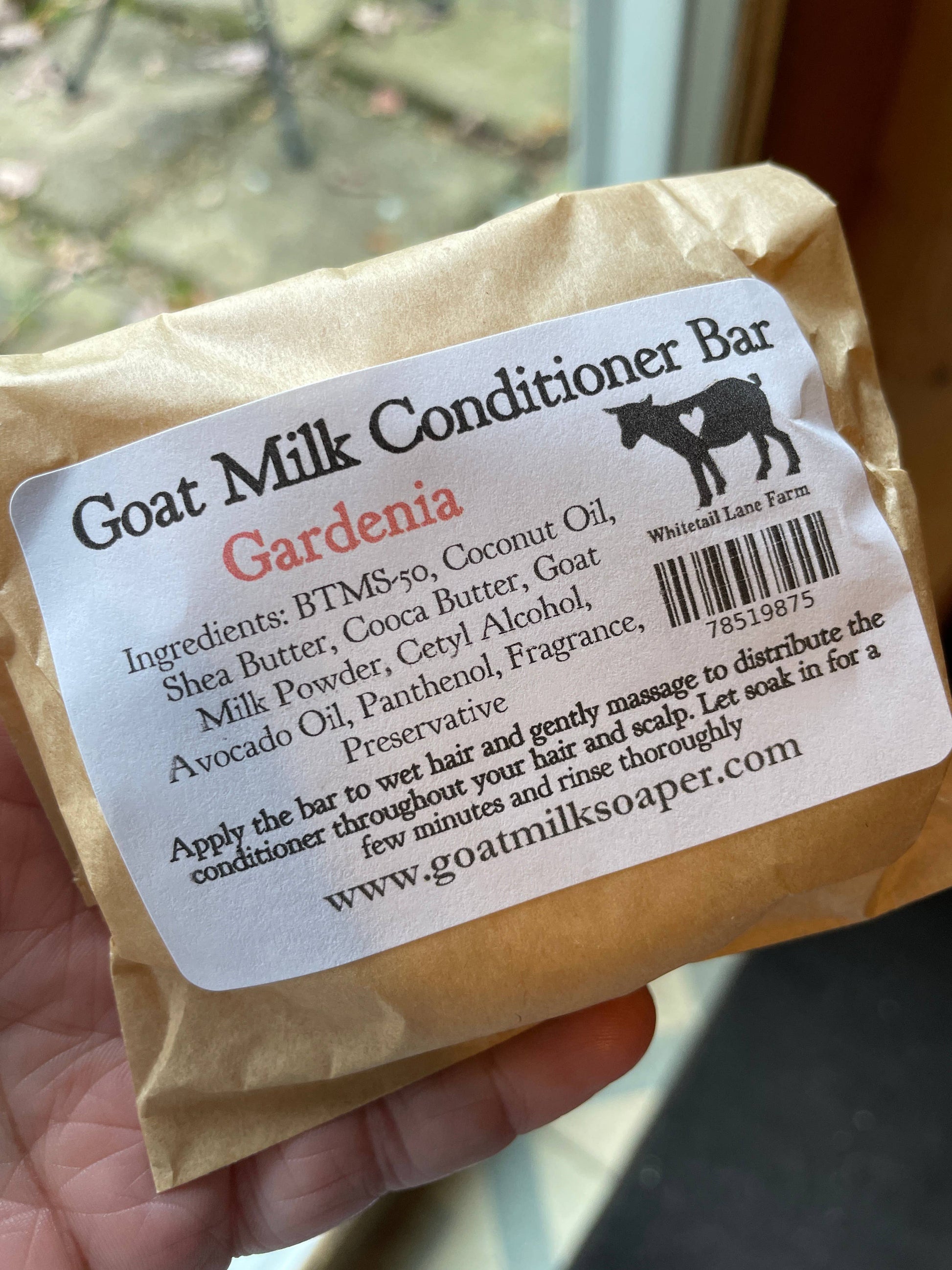 Goat Milk Solid Conditioner Bar - Spa Noir