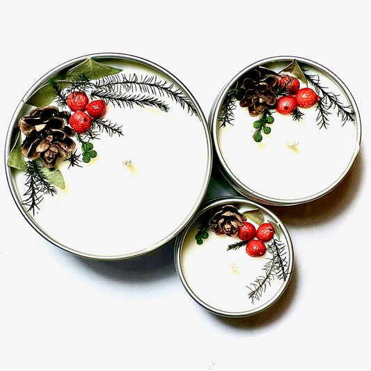 "Winter Walk" Winter Holiday Blend Soy Candle
