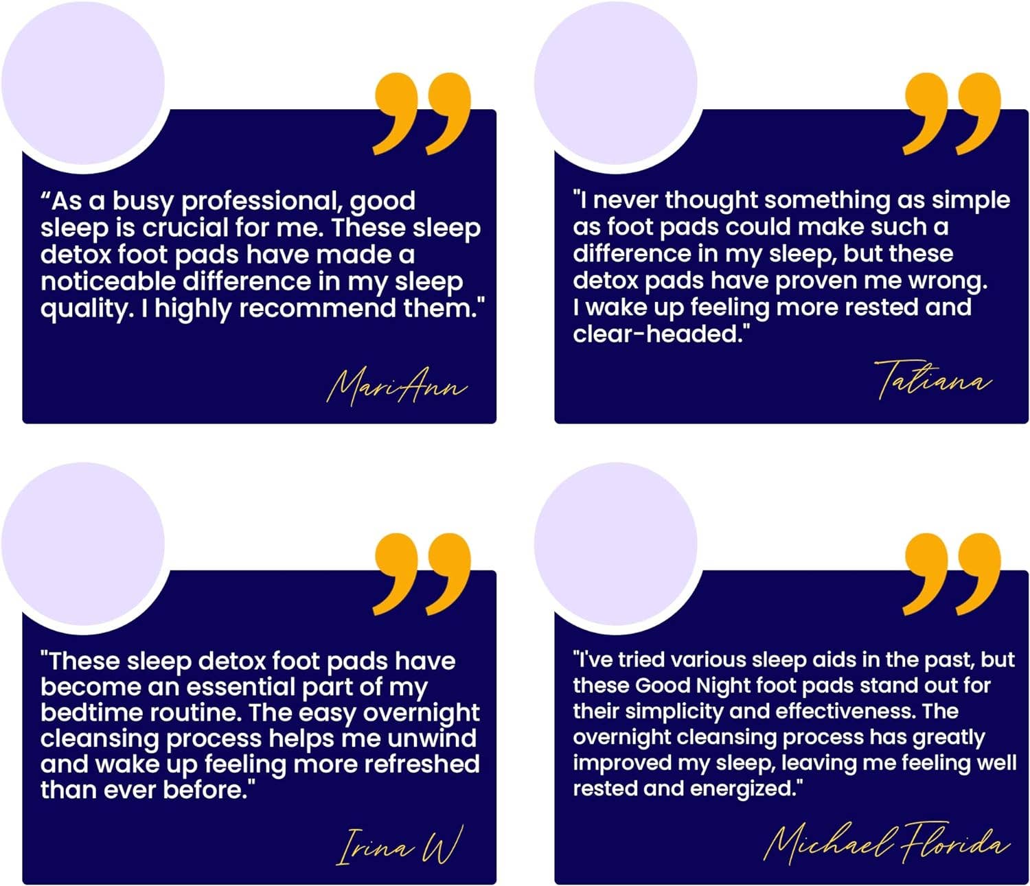 Magnesium Good Night Sleep Detox Foot Pads - Spa Noir