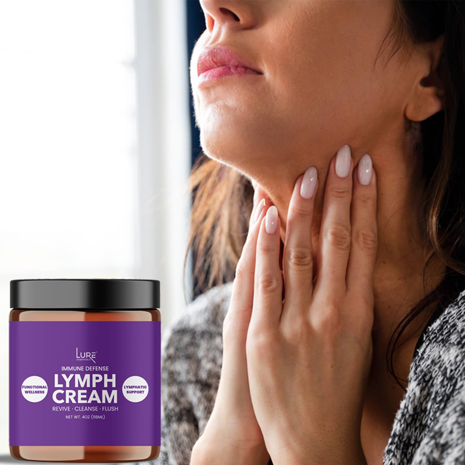 Lymph Cream - Natural Immune Defense Drainage Balm - Spa Noir
