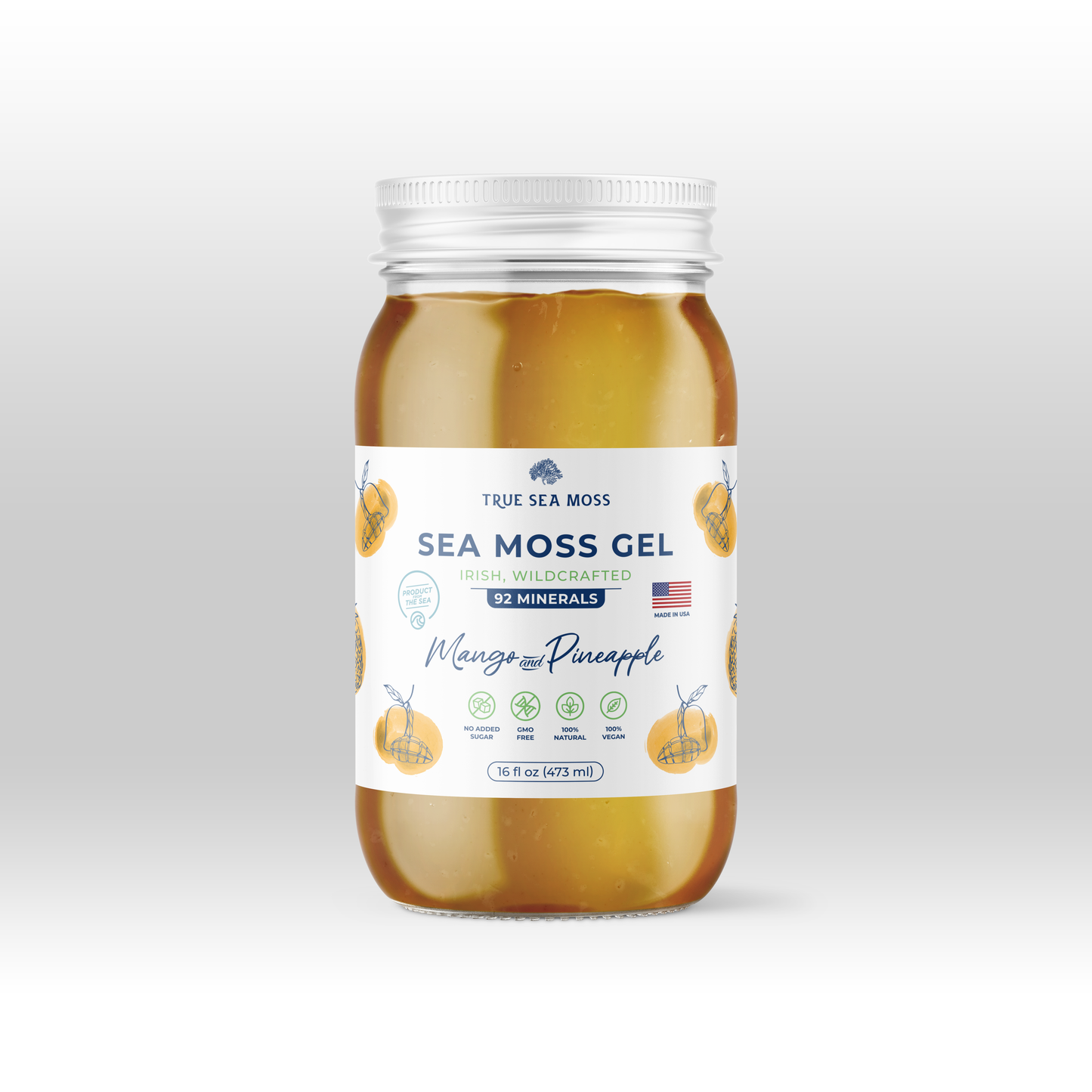 MANGO AND PINEAPPLE SEA MOSS GEL - Spa Noir