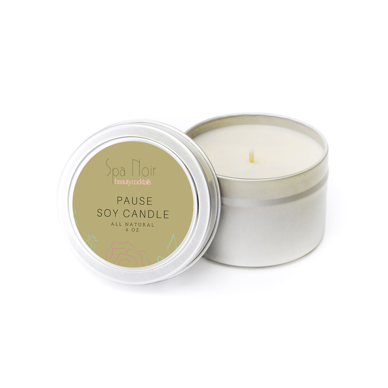 Pause Aromatherapy Candle - spa-noir