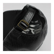 Vegan Leather Cap - spa-noir