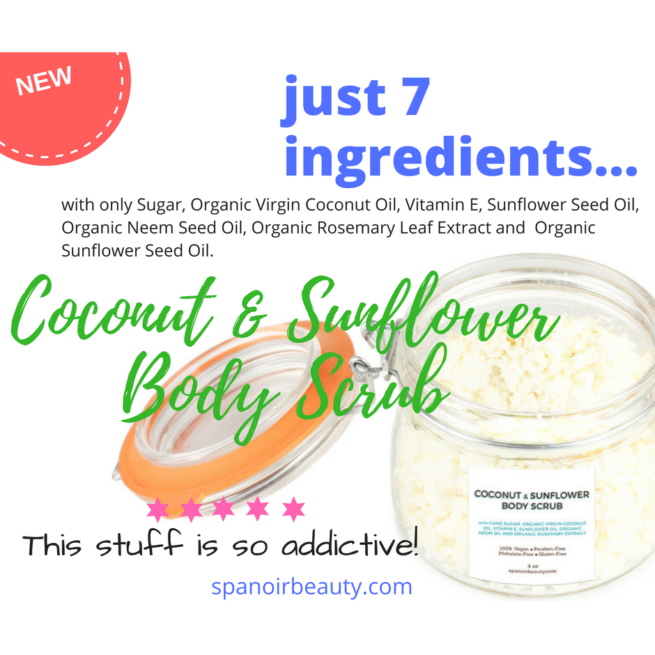 Coconut & Sunflower Body Scrub - spa-noir