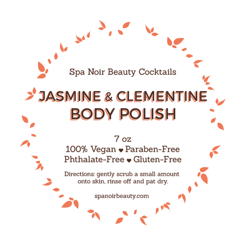 Jasmine and Clementine Body Polish - spa-noir